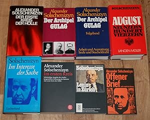 8 Bücher: Alexander Solschenizyn. GULAG, August, Kreis der Hölle, Ersten Kreis, Offener Brief, Le...