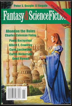 Seller image for The Magazine of FANTASY AND SCIENCE FICTION (F&SF): October, Oct. / November, Nov. 2006 for sale by Books from the Crypt
