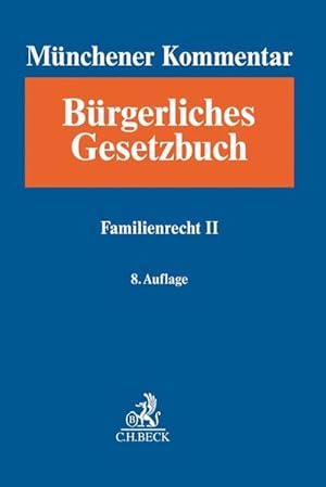 Seller image for Mnchener Kommentar zum Brgerlichen Gesetzbuch Bd. 10: Familienrecht II  1589-1921, SGB VIII for sale by Studibuch