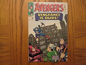 Marvel Comic The Avengers #20 1965 5.0 Stan Lee; Great Jack Kirby Cover!