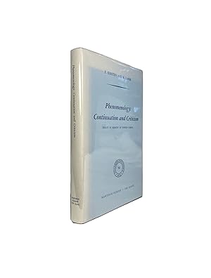 Phenomenology: Continuation and Criticism; Essays in Memory of Dorian Cairns