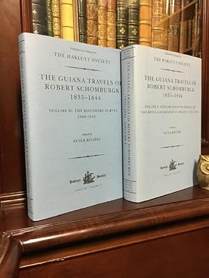 Immagine del venditore per The Guiana Travels Of Robert Schomburgk 1835 - 1844. Volume I. Explorations on behalf Of The Royal Geographical Society 1835-1839. Volume II. The Boundary Survey 1840-1844. Series III. Volumes 16 and 17. venduto da Time Booksellers