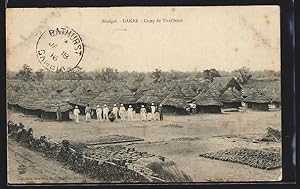 Ansichtskarte Dakar, Camp de Tirailleurs