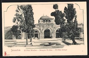 Ansichtskarte Jerusalem, El-Aksa-Moschee