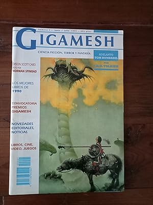 Revista GIGAMESH. Ciencia ficción, Terror y Fantasía. Junio-Julio 1991. nº-1