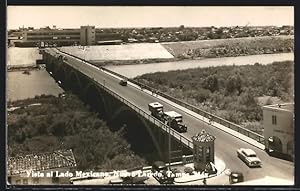 Postcard Tampa, Vista al Lado Mexicano, Nuevo Laredo