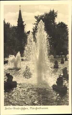 Ansichtskarte / Postkarte Berlin Friedrichshain, Märchenbrunnen