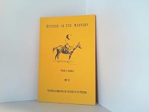 Bild des Verkufers fr Studies in the Western. Volume 1, No. 2 - 1992-93. zum Verkauf von Antiquariat Ehbrecht - Preis inkl. MwSt.