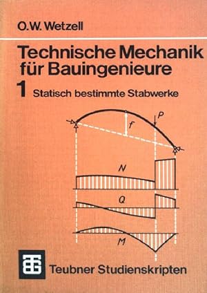 Seller image for Technische Mechanik fr Bauingenieure; Teil: 1., Statisch bestimmte Stabwerke. Teubner-Studienskripten ; (Nr 14) : Bautechnik for sale by books4less (Versandantiquariat Petra Gros GmbH & Co. KG)