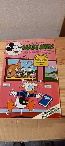 Micky Maus. Jahrgang 1980. Heft Nr. 44 mit Beilage Dagobert Ducks automatischer Geldspeicher Teil 1