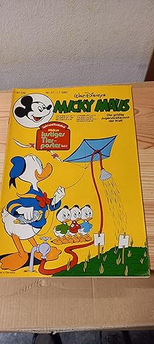 Micky Maus. Jahrgang 1980. Heft Nr. 27 mit Mickys lustiges Tierposter Teil 2