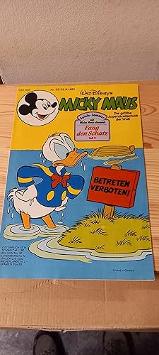 Micky Maus. Jahrgang 1980. Heft Nr. 35 mit Beilage Fang den Schatz Teil 2