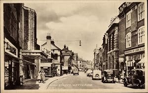 Ansichtskarte / Postkarte Kettering Northamptonshire England, High Street