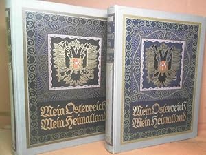 Imagen del vendedor de Mein sterreich, Mein Heimatland - Illustrierte Volks- und Vaterlandskunde des sterreichischen Kaiserstaates. - in zwei Bnden. a la venta por Antiquariat Deinbacher