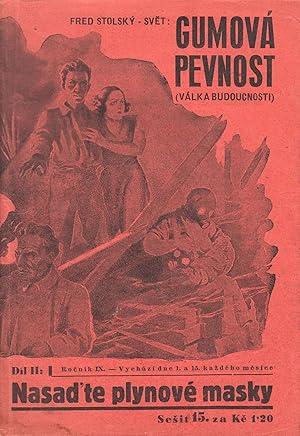 Imagen del vendedor de [CZECH SCI-FI AND DYSTOPIA] Gumov pevnost: vlka budoucnosti [The rubber fortress: the war of the future]. Three volumes in thirty-one issues (lacking 30?31). a la venta por Penka Rare Books and Archives, ILAB