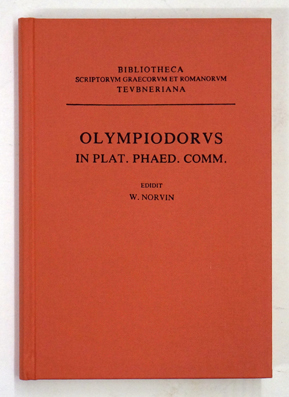 Seller image for Olympiodori Philosophi in Platonis Phaedonem Commentaria. . for sale by antiquariat peter petrej - Bibliopolium AG