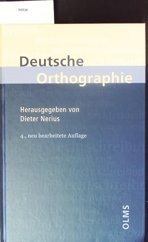 Bild des Verkufers fr Deutsche Orthographie. zum Verkauf von Antiquariat Bookfarm