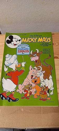 Micky Maus. Jahrgang 1980. Heft Nr. 36 mit Beilage Stundenplan-Zirkus