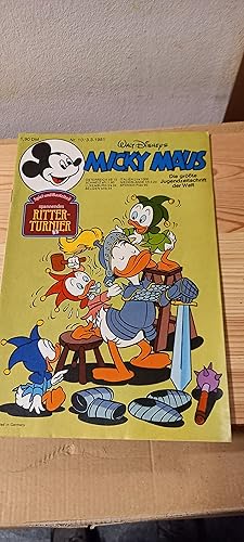 Micky Maus. Jahrgang 1981. Heft Nr. 10 mit Beilage Ritter-Turnier