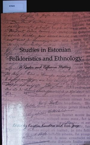Bild des Verkufers fr Studies in Estonian folkloristics and ethnology. zum Verkauf von Antiquariat Bookfarm