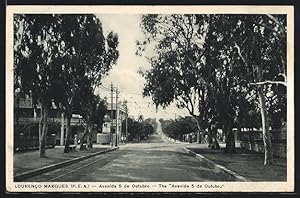 Ansichtskarte Lourenco Marques, Avenida 5 de Outubro