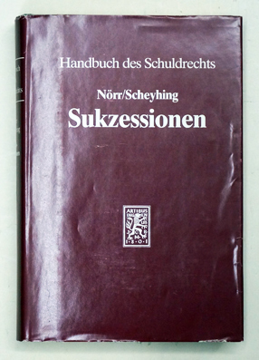 Bild des Verkufers fr Sukzessionen. Zession, Vertragbernahme, Schuldbernahme, Schuldbeitritt. zum Verkauf von antiquariat peter petrej - Bibliopolium AG