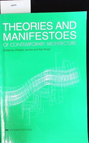 Imagen del vendedor de Theories and manifestoes of contemporary architecture. a la venta por Antiquariat Bookfarm