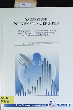 Imagen del vendedor de Sauerstoff: Nutzen und Gefahren. 8./9. April 1994, Knigswinter. a la venta por Antiquariat Bookfarm