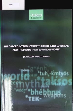Bild des Verkufers fr The Oxford introduction to Proto-Indo-European and the Proto-Indo-European world. zum Verkauf von Antiquariat Bookfarm