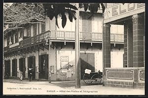 Ansichtskarte Dakar, Hotel des Postes et Télégraphes