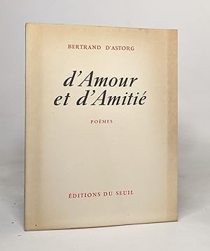 Imagen del vendedor de D'amour et d'amiti a la venta por crealivres