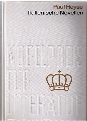 Bild des Verkufers fr Italienische Novellen - Nobelpreis fr Literatur 1910 zum Verkauf von Gabis Bcherlager