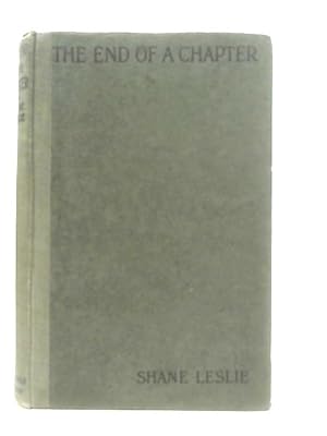 Bild des Verkufers fr The End Of A Chapter zum Verkauf von World of Rare Books