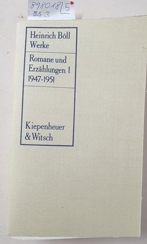 Romane und Erzählungen : 1947-1977 : 5 Bände (Leinen-Broschur) : Band I von Böll signiert : I-V: ...