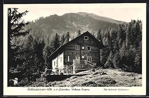 Ansichtskarte Rottenmanner-Hütte, Berghütte a. d. Globocken Rottenm.-Tauern