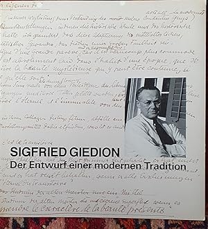 Image du vendeur pour Sigfried Giedion 1888-1968. Der Entwurf einer modernen Tradition. mis en vente par Somerset Books
