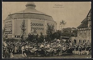 Bild des Verkufers fr Ansichtskarte Hamburg, 16. Deutsches Bundesschiessen 1909, Festzug, Hamburger Sport zum Verkauf von Bartko-Reher