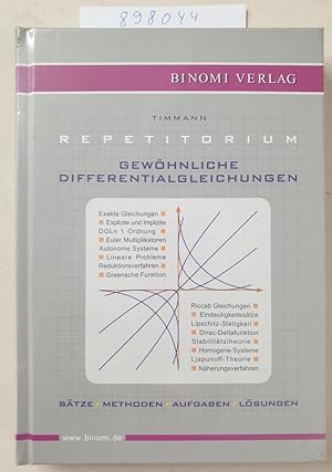 Bild des Verkufers fr Repetitorium Gewhnliche Differentialgleichungen : zum Verkauf von Versand-Antiquariat Konrad von Agris e.K.