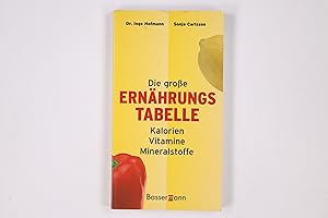 Seller image for DIE GROSSE ERNHRUNGSTABELLE. Kalorien, Vitamine, Mineralstoffe for sale by HPI, Inhaber Uwe Hammermller