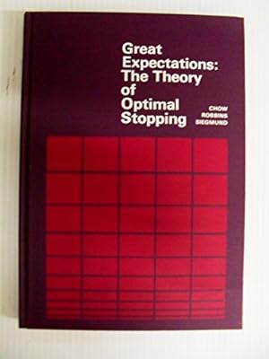 Bild des Verkufers fr Great expectations: the theory of optimal stopping. zum Verkauf von NEPO UG