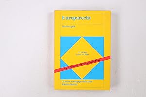 Imagen del vendedor de EUROPARECHT. Textausgabe ; in der Fassung des Vertrags von Nizza a la venta por HPI, Inhaber Uwe Hammermller