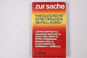 Seller image for ZUR SACHE. theol. Streitfragen im Fall Kng for sale by HPI, Inhaber Uwe Hammermller