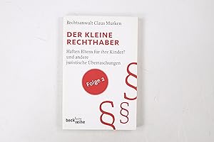 Imagen del vendedor de DER KLEINE RECHTHABER. a la venta por HPI, Inhaber Uwe Hammermller