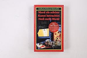 Seller image for MORD ALS SCHNE KUNST BETRACHTET. for sale by HPI, Inhaber Uwe Hammermller