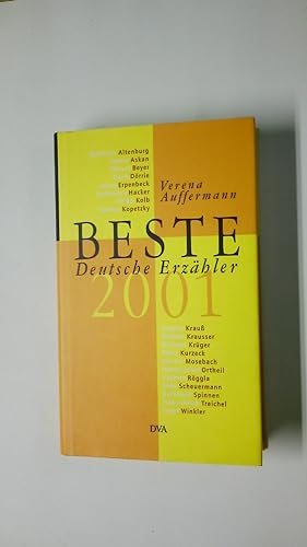 Seller image for BESTE DEUTSCHE ERZHLER 2001. Eine Anthologie for sale by HPI, Inhaber Uwe Hammermller