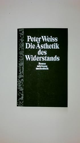 Bild des Verkufers fr DIE STHETIK DES WIDERSTANDS. Roman zum Verkauf von HPI, Inhaber Uwe Hammermller