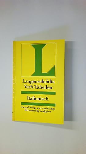 LANGENSCHEIDTS VERB-TABELLEN, ITALIENISCH.