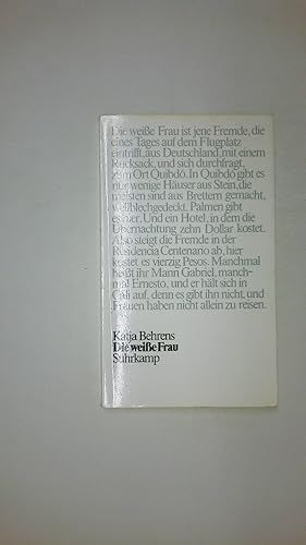 Bild des Verkufers fr DIE WEISSE FRAU. Erzhlungen zum Verkauf von HPI, Inhaber Uwe Hammermller