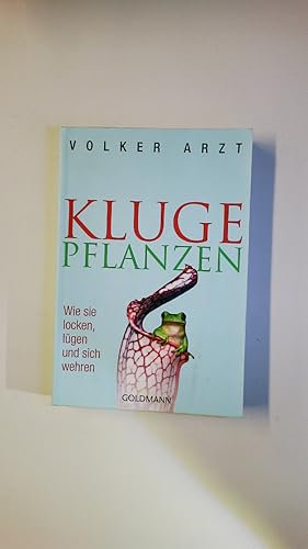 Bild des Verkufers fr KLUGE PFLANZEN. wie sie locken, lgen und sich wehren zum Verkauf von HPI, Inhaber Uwe Hammermller