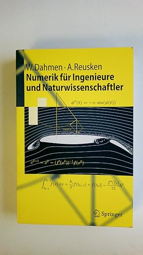 Seller image for NUMERIK FR INGENIEURE UND NATURWISSENSCHAFTLER. mit 59 Tabellen for sale by HPI, Inhaber Uwe Hammermller